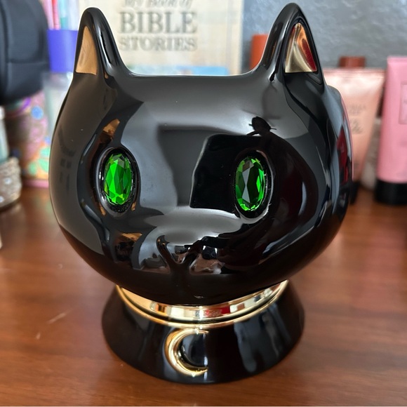 Jewel Cat Candle Holder - Picture 3 of 4